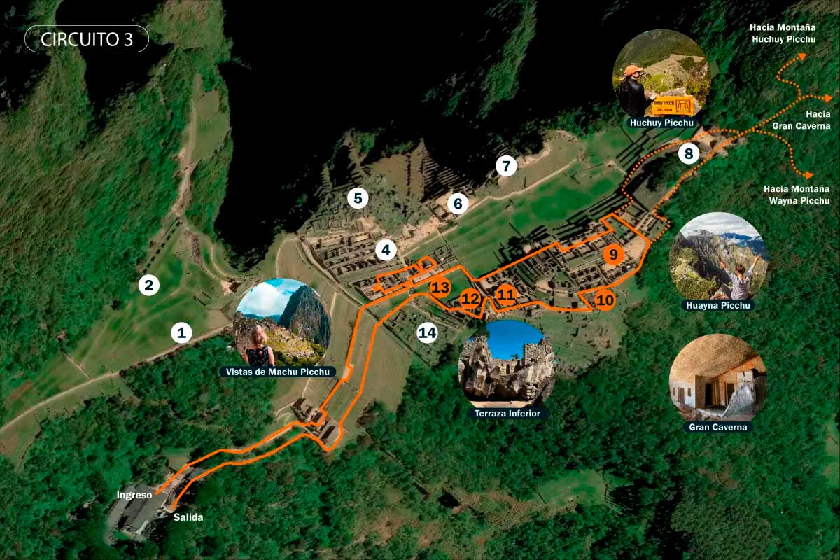 Circuito 3 en Machu Picchu, Circuitos Reales, Cusco, Okidoki, Perú. Entradas a Machu Picchu 2026: Guía Oficial y Disponibilidad.